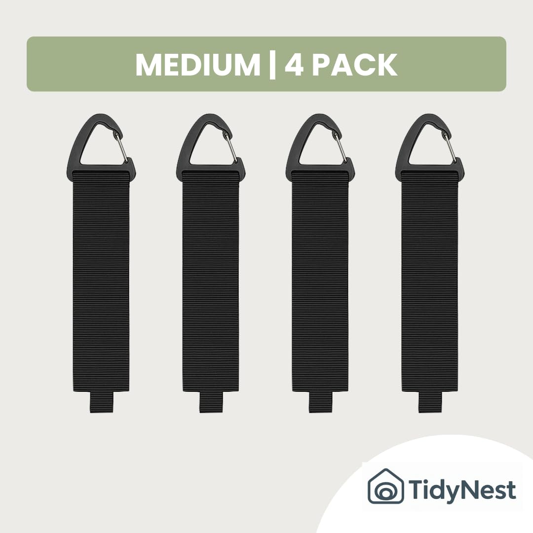 TidyNest | Cable Wire Hose Pipe Storage Strap with Hanging Clip