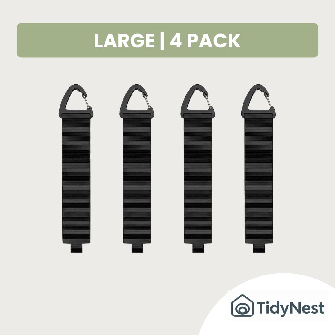 TidyNest | Cable Wire Hose Pipe Storage Strap with Hanging Clip