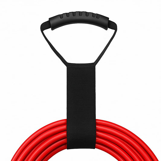 TidyNest | Heavy-Duty Cable Strap with Handle – Extension Lead, Hose & Power Tool Organiser, Reusable Storage Hanger for Garage, Garden & Caravan