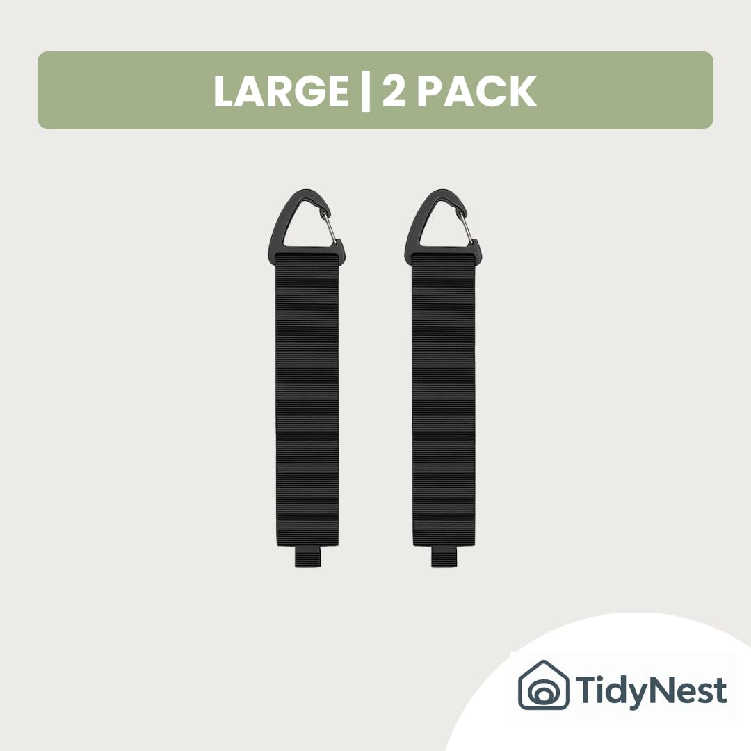 TidyNest | Cable Wire Hose Pipe Storage Strap with Hanging Clip