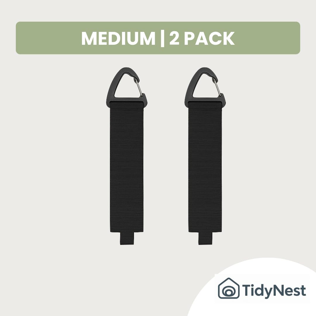 TidyNest | Cable Wire Hose Pipe Storage Strap with Hanging Clip
