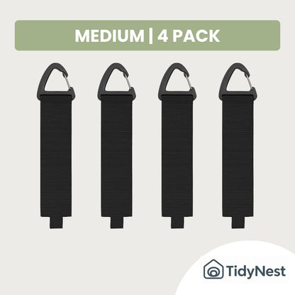 TidyNest | Cable Wire Hose Pipe Storage Strap with Hanging Clip