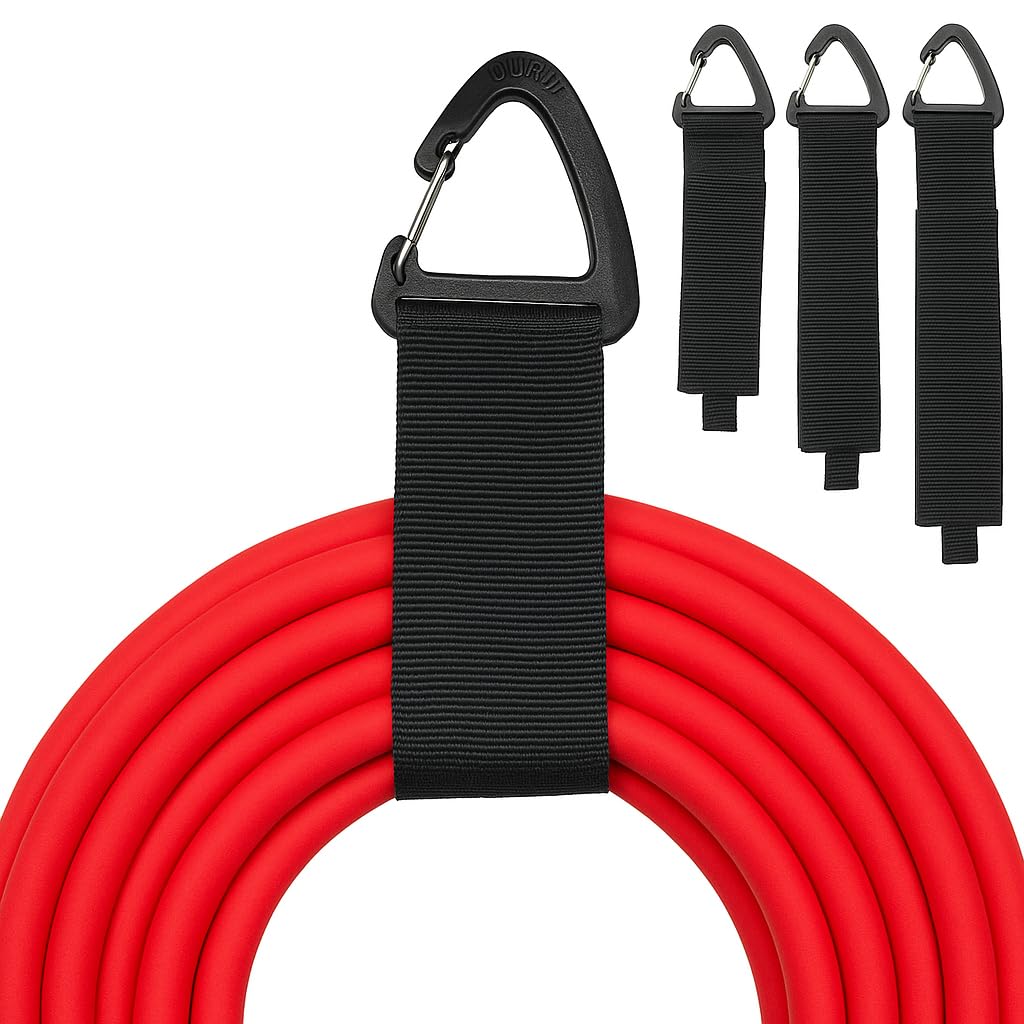 TidyNest | Cable Wire Hose Pipe Storage Strap with Hanging Clip