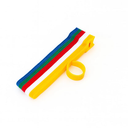 TidyNest | Reusable Cable Ties (Small 2 x 15cm) Adjustable Hook and Loop Cord Organisers for Cable Management, Wires, Chargers, Headphones, Home, Office, Garage & Travel