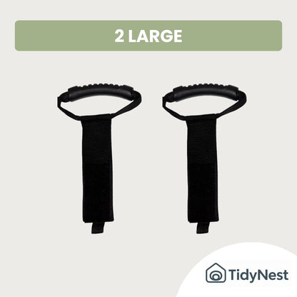 TidyNest | Heavy-Duty Cable Strap with Handle – Extension Lead, Hose & Power Tool Organiser, Reusable Storage Hanger for Garage, Garden & Caravan